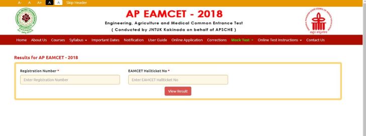 AP EAMCET result 2018 download, how to check AP EAMCET result 2018
