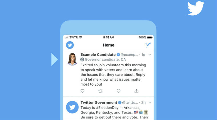 Twitter to add special labels to political candidates in US ...