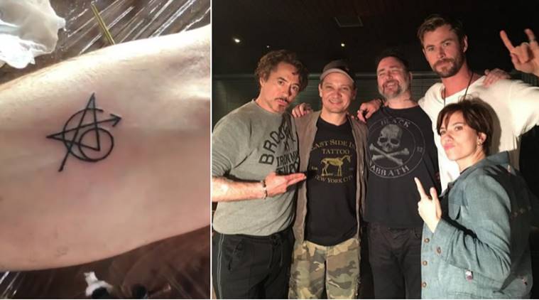 The Original Cast Of The Avengers Got Matching Tattoos  LADbible