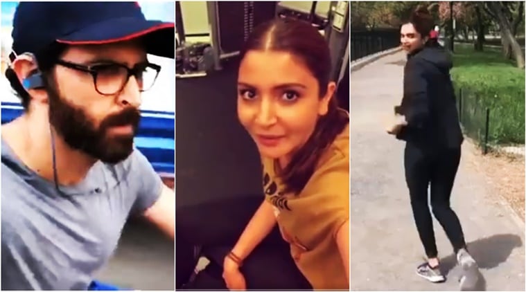 fitness challenge, fitness challenge videos, bollywood stars taking fitness challenge, bollywood stars' fitness challenge videos, Virat Kohli fitness challenge, anushka sharma fitness challenge, Virat today, Viral in India, Indian express, Indian express News