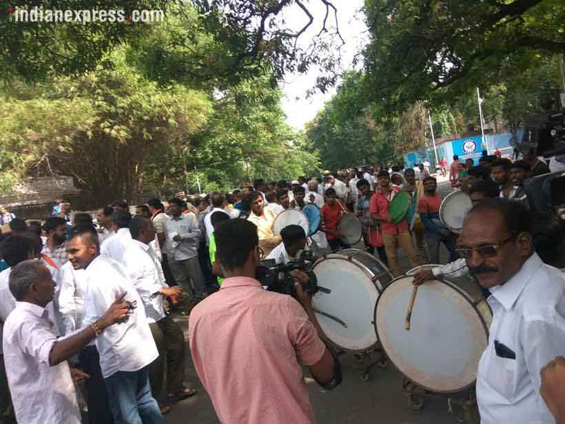 BS Yeddyurappa, Karnataka, Karnatala assembly election results 2018, Karnataka results, BSY swearing in, Bharatiya janata Party, Yeddyurappa sworn-in, yeddyurappa photos, indian national congress, Congress protests,