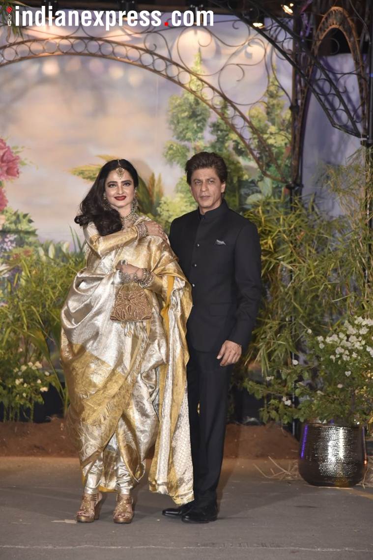 SRK and Rekha 