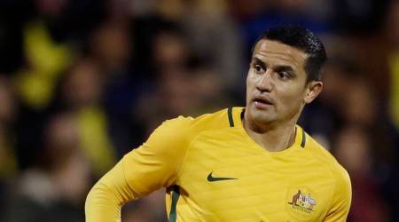 Tim Cahill has been included in Australia's preliminary World Cup squad for Russia. (Source: AP)