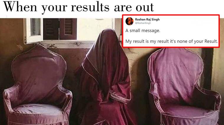 CBSE result, CBSE 12th Result 2018, CBSE Board Class 12th Result 2018, Central Board of Secondary Education, CBSC Class 12 May 26, result jokes, CBSE result twitter reactions, indian express, indian express trending news
