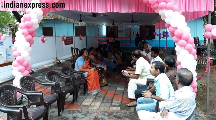 Check out this model polling booth in Chengannur