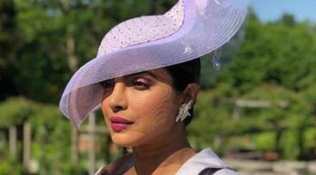 Priyanka Chopra at the royal wedding of Meghan Markle and Prince Harry