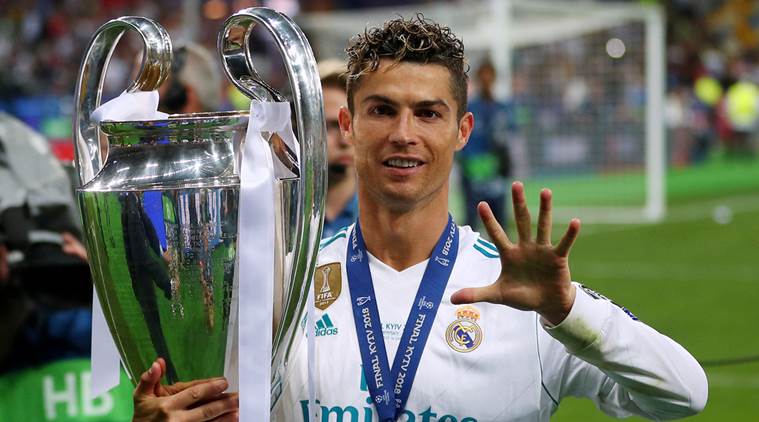 Cristiano Ronaldo becomes first player to win five Champion League ...