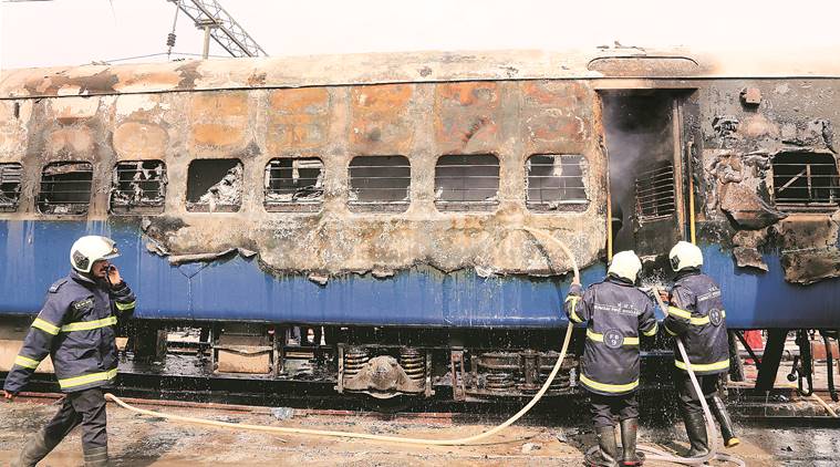 CSMT coach fire