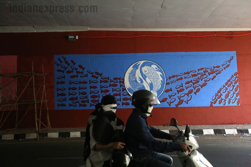 murals Delhi-Meerut Expressway