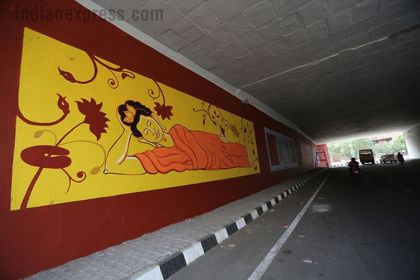 murals Delhi-Meerut Expressway