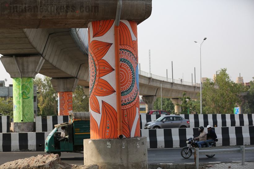 murals Delhi-Meerut Expressway