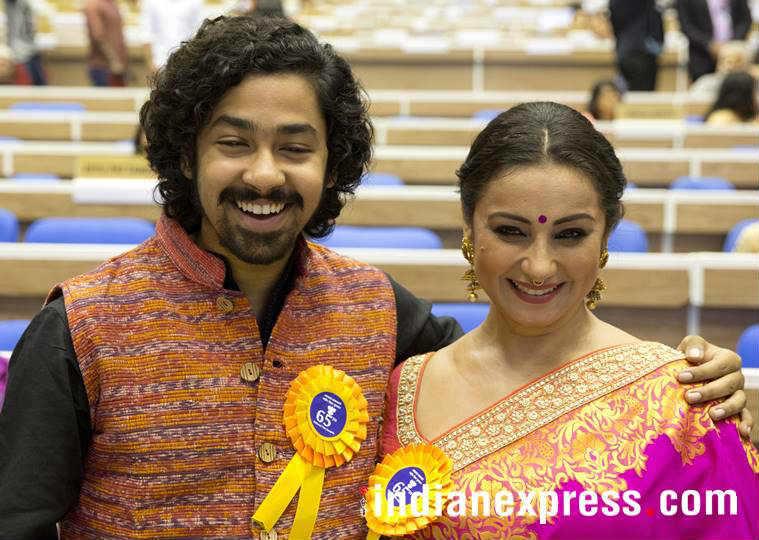 Divya Dutta with Riddhi Sen at National Film Awards 2018