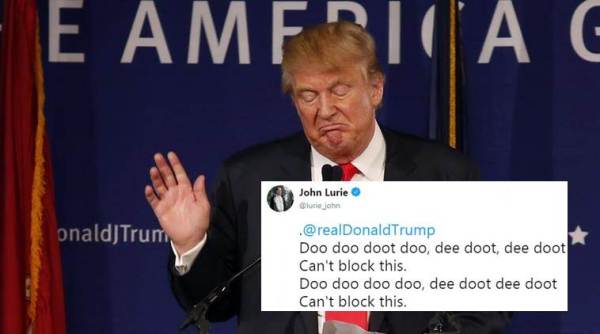Donald Trump, Donald Trump twitter, Donald Trump Twitter Block, Trump on Twiiter, Trump critics, twitter reactions, Trump blocks on Twitter, US free speech, First Amendment, indian express, indian express news