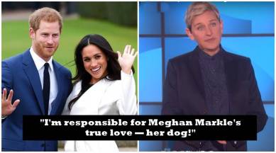 ellen degeneres, prince harry meghan markle, royal wedding, prince harry meghan markle wedding, ellen degeneres meghan markle, ellen degeneres royal wedding, kate middleton, indian express, indian express news