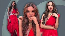 Esha Gupta, Esha Gupta latest photos, Esha Gupta fashion, Esha Gupta Anamika Khanna, Esha Gupta High Fever, Esha Gupta risque saris, indian express, indian express news
