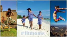 Mother's Day, mothers day in india, mothers day 2018, Mother's day healthy gifts, Sushmita Sen daughter workout, fit moms, mom's health, mom's fitness, moms working out with kids, Instagram fit moms, woman fitness, fitness videos, indian express
