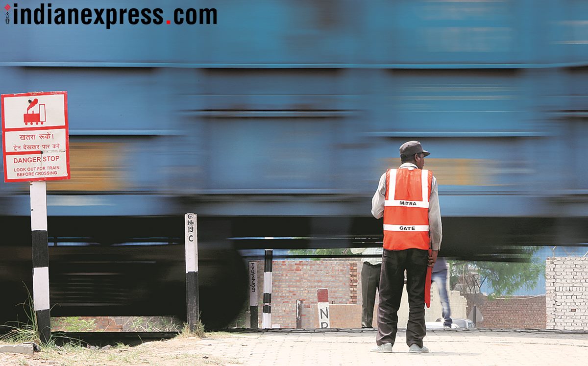 Gate Mitras The Only Line Of Defence At Unmanned Level Railway Crossings India News The Indian Express