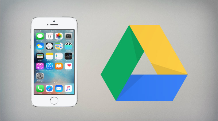 how to save picture from google drive to iphone