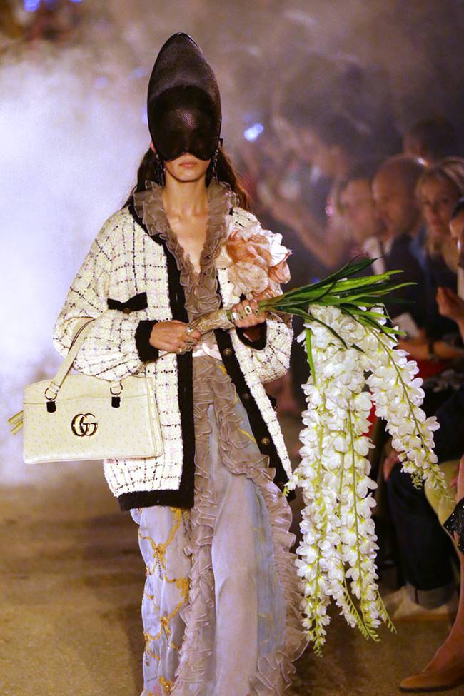 Gucci cruise show, Gucci resort 2019 collection, Gucci latest collection, Gucci fashion show, Gucci graveyard fashion show, indian express, indian express news