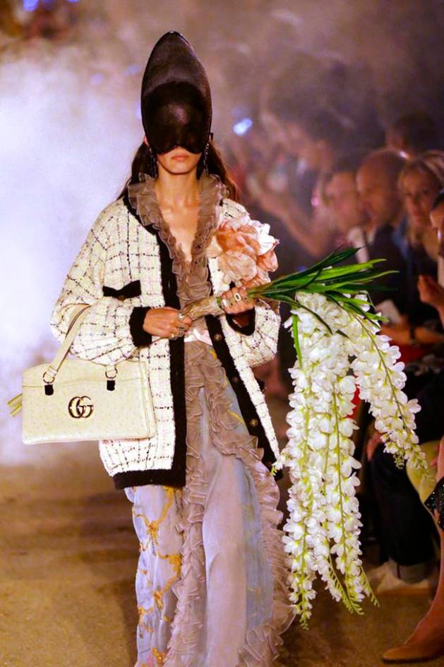 Gucci cruise show, Gucci resort 2019 collection, Gucci latest collection, Gucci fashion show, Gucci graveyard fashion show, indian express, indian express news