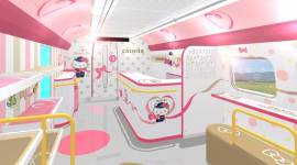 japan tourism, hello kitty bullet train, Shin-Osaka Station, Osaka Prefecture, Hakata, Fukuoka Prefecture, Sanrio Co.’s Hello Kitty character, Hello Kitty doll, japan, indian express