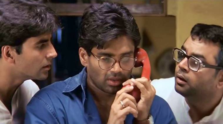 akshay kumar suniel shetty and paresh rawal in hera pheri