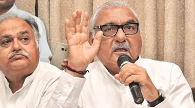 Bhupinder Singh, Bhupinder Singh Hooda, Bhupinder Singh Congress party, Sonipat Lok Sabha candidate, Congress candidate in Haryana, Haryana, Haryana CM, Haryana former CM, Bhupinder Hooda in Haryana, Bhupinder on Modi, BJP, BJP candidate in Haryana, Bhupinder on Modi govt, Haryana elections, Lok Sabha elections 2019, decision 2019, election news, Indian Express