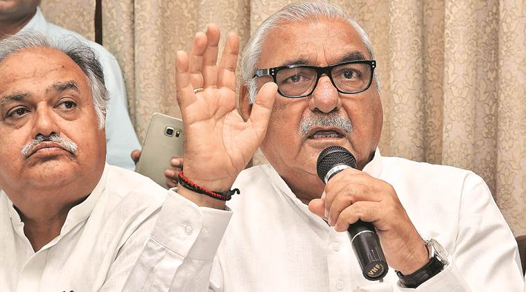 Bhupinder Singh Hooda, Manohar lal Khattar, Haryana Roadways, Haryana roadways privatisation, haryana roadways strike, Indian Express, latest news