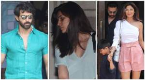 Celeb spotting: Hrithik Roshan, Kriti Sanon, Shilpa Shetty and others
