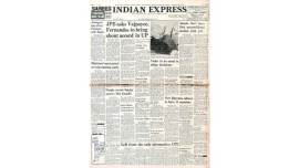 Indian Express front page, Front page of Indian Express, Indian Express on May 11 1978, Indian Express editorial