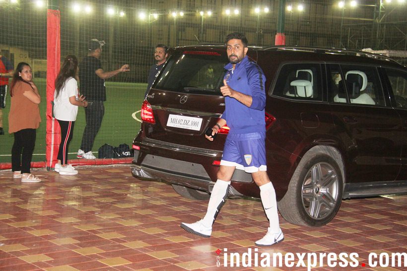 abhishek bachchan football