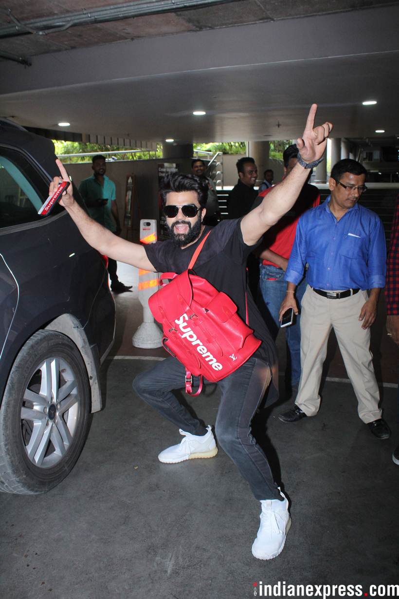 Maniesh Paul was also spotted at the airport