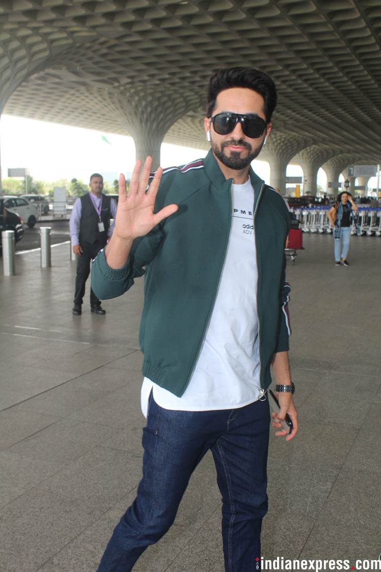 ayushmann khurrana at airport