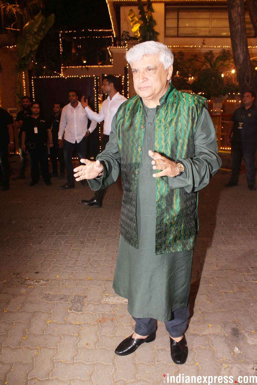 Javed Akhtar at sonam kapoor function