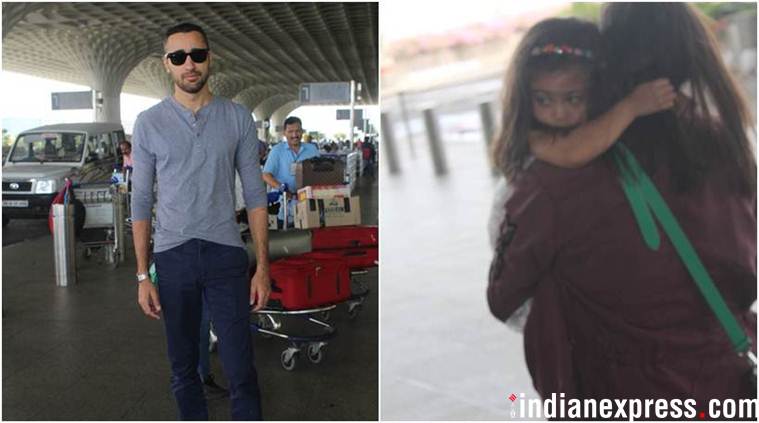 imran khan family at airport