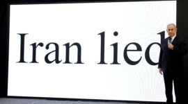 Israeli PM Benjamin Netanyahu speaks during a news conference at the Ministry of Defence in Tel Aviv Three countries, a nuclear deal and a ‘clerical error’