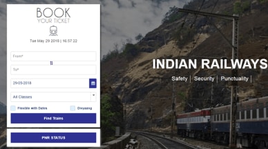 IRCTC, Indian Railways ticket booking site