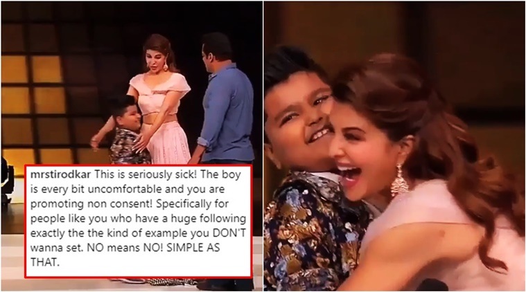 Jacqueline Fernandezxxx Videos - Race 3 actors Salman Khan, Jacqueline Fernandez face Netizens' ire for  'forcing' child to hug even after he said no | The Indian Express