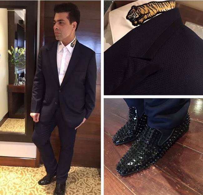 Karan Johar, Karan Johar birthday, Karan Johar fashion, Karan Johar quirky fashion, Karan Johar latest outfits, Karan Johar airport looks, Karan Johar men fashion, Karan Johar suits, indian express, indian express news