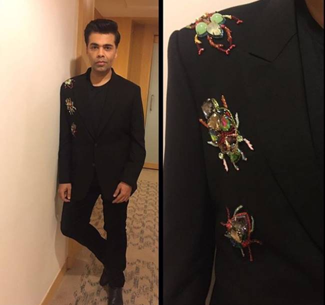 Karan Johar, Karan Johar birthday, Karan Johar fashion, Karan Johar quirky fashion, Karan Johar latest outfits, Karan Johar airport looks, Karan Johar men fashion, Karan Johar suits, indian express, indian express news
