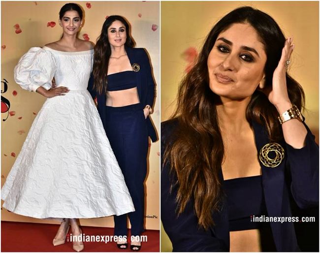 veere di wedding, veere di wedding promotions, sonam kapoor, kareena kapoor khan, swara bhaskar, shikha talsania, sonam kapoor fashion, kareena kapoor fashion, sonam kapoor latest news, kareena kapoor latest news, celeb fashion, bollywood fashion, indian express, indian express news