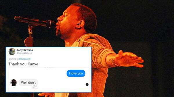 Kanye west, kanye west i love you challenge, Kanye west twitter challenge, Kanye west i love you Tweets, I love you tweets. viral memes, indian express, indian express news