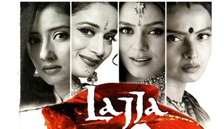 a poster of madhuri dixit's lajja