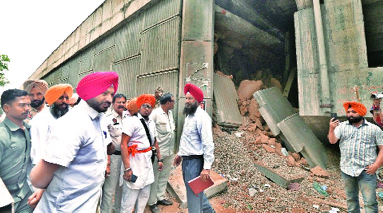 Ludhiana flyover collapse: Municipal Corporation blames ‘rats’ from garbage dump, experts flag poor construction