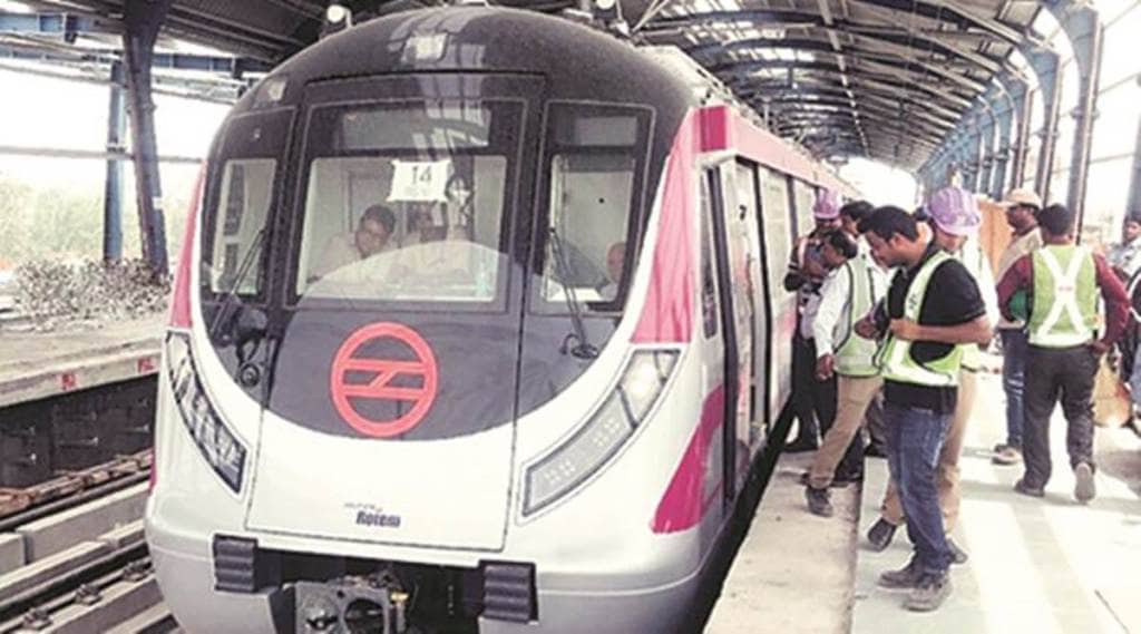 delhi rains, delhi metro, delhi metro disrupted, delhi metro services disrupted, metro services affected, dust storm, delhi dust storm, delhi weather, delhi storm, indian express