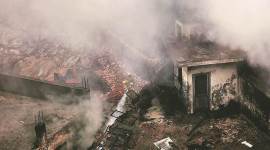 malviya nagar fire, delhi fire, malviya nagar godown fire, iaf chopper, army helicopter pours water on fire, indian express