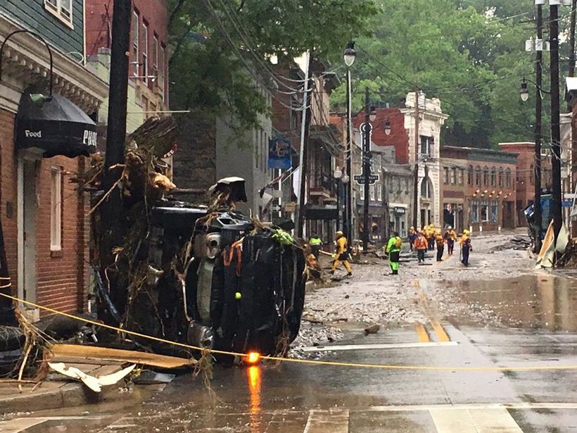In pictures : The catastrophic Maryland flash flood