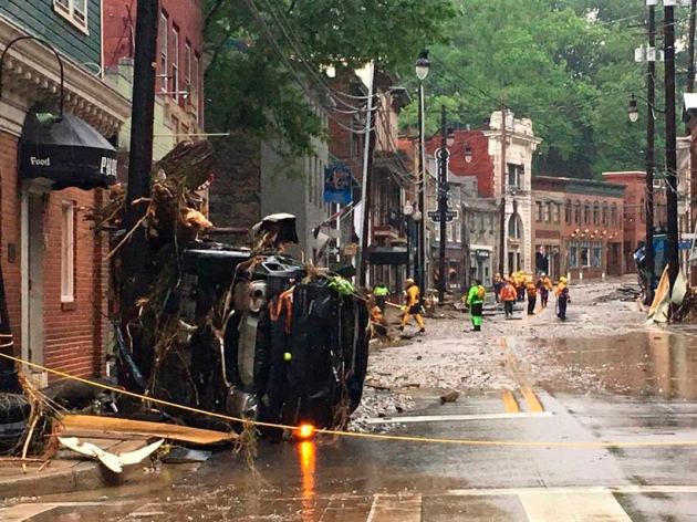 In pictures : The catastrophic Maryland flash flood