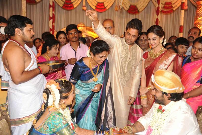 Arjun at Kannada actors Meghana Raj and Chiranjeevi Sarja wedding