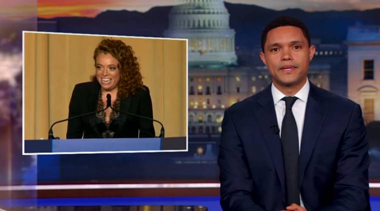 VIDEO: Trevor Noah and Seth Meyers back comedian Michelle Wolf for ...